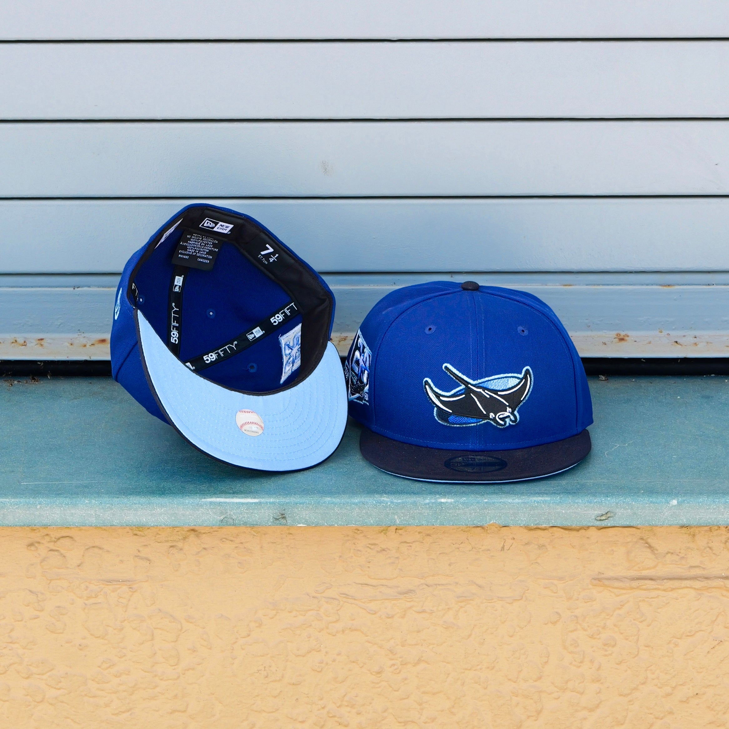 New Era Tampa Bay Rays 20th Anniversary Side Patch Fitted - New Era