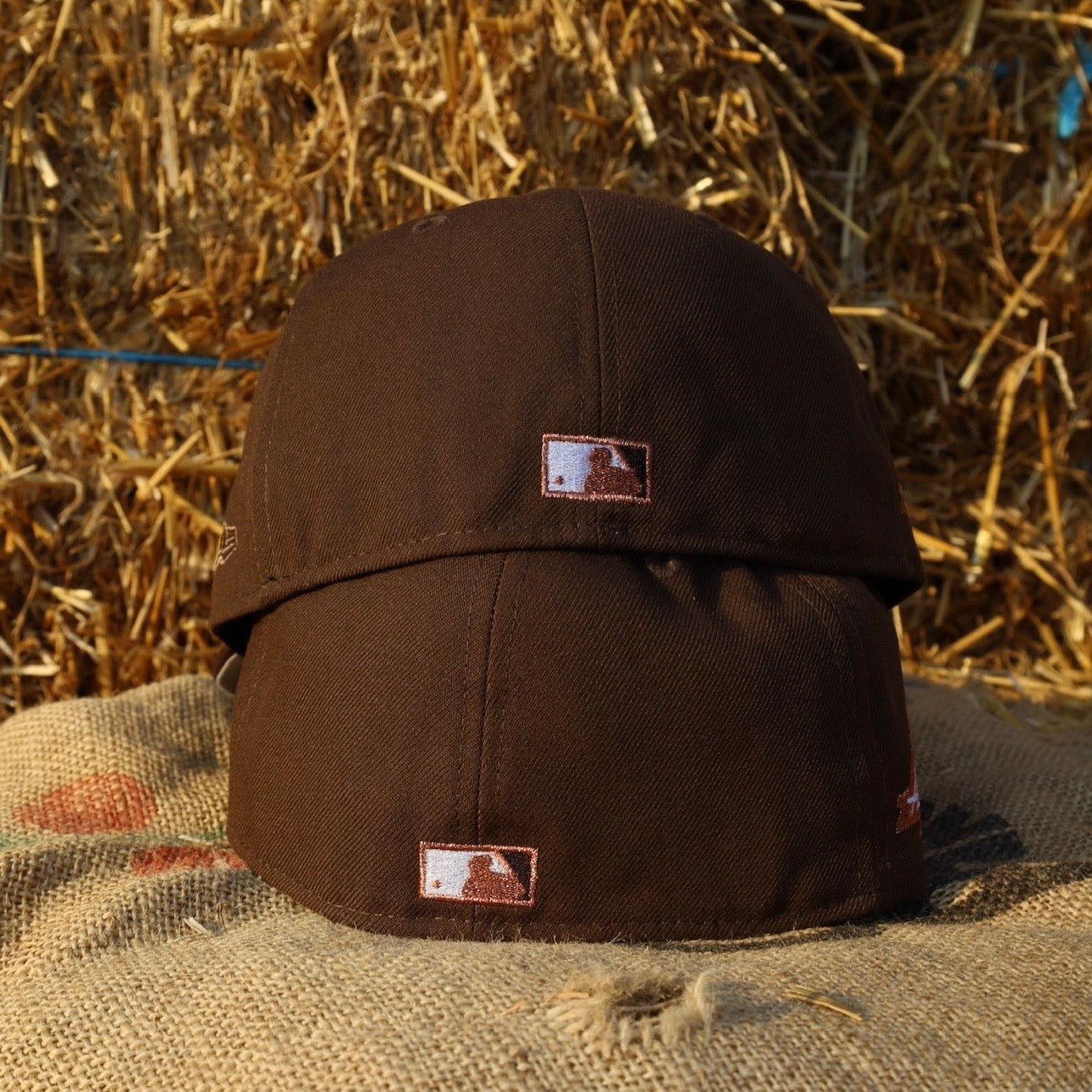 New Era Houston Astros Astrodome The Original Side Patch Fitted (Walnut/Burnt Wood) - New Era