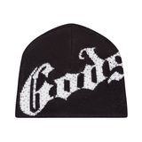 Godspeed OG Logo Studded Beanie (BOOM) (Black/White) - Godspeed