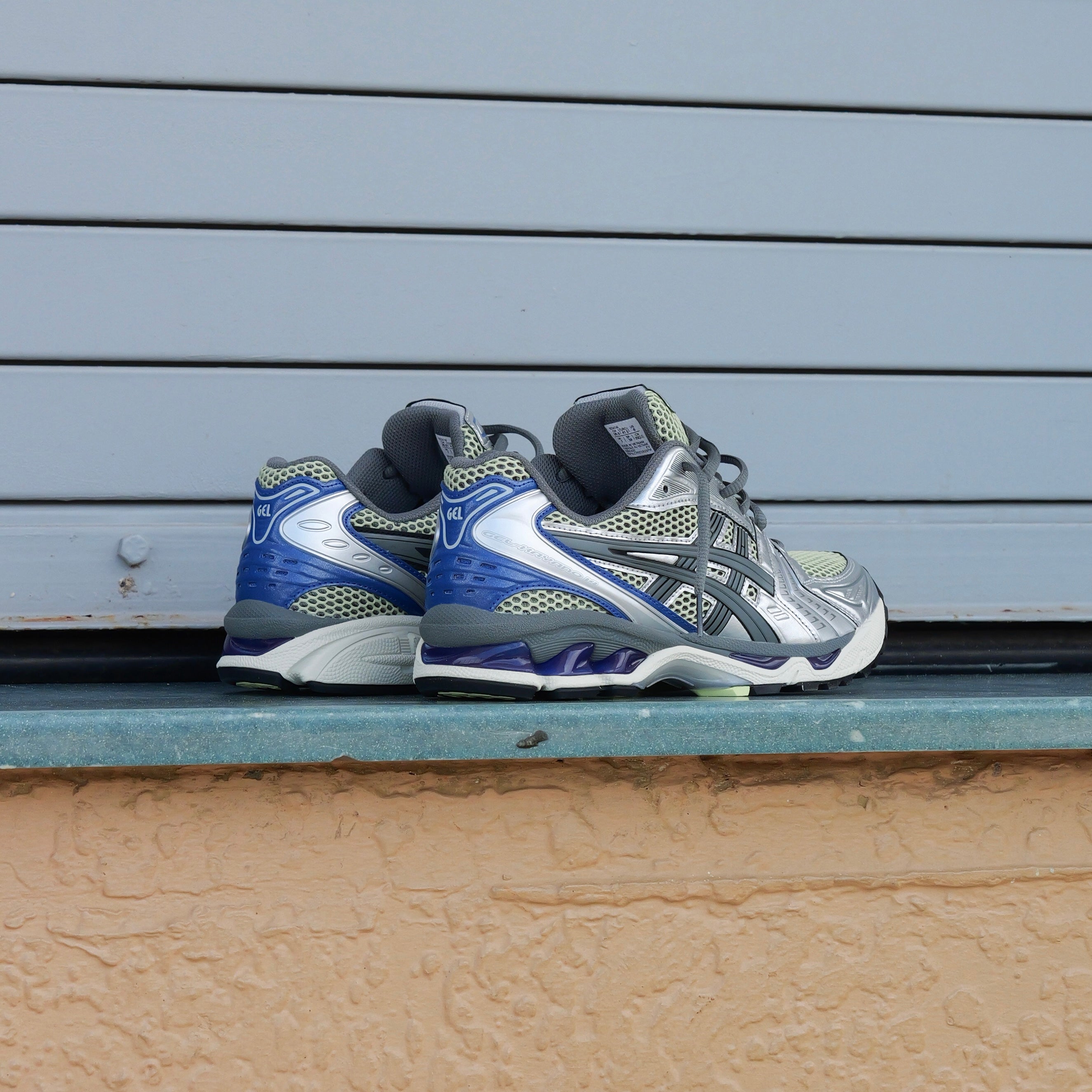 Mens Asics Gel-Kayano 14 (Soft Yellow/Asics Blue)