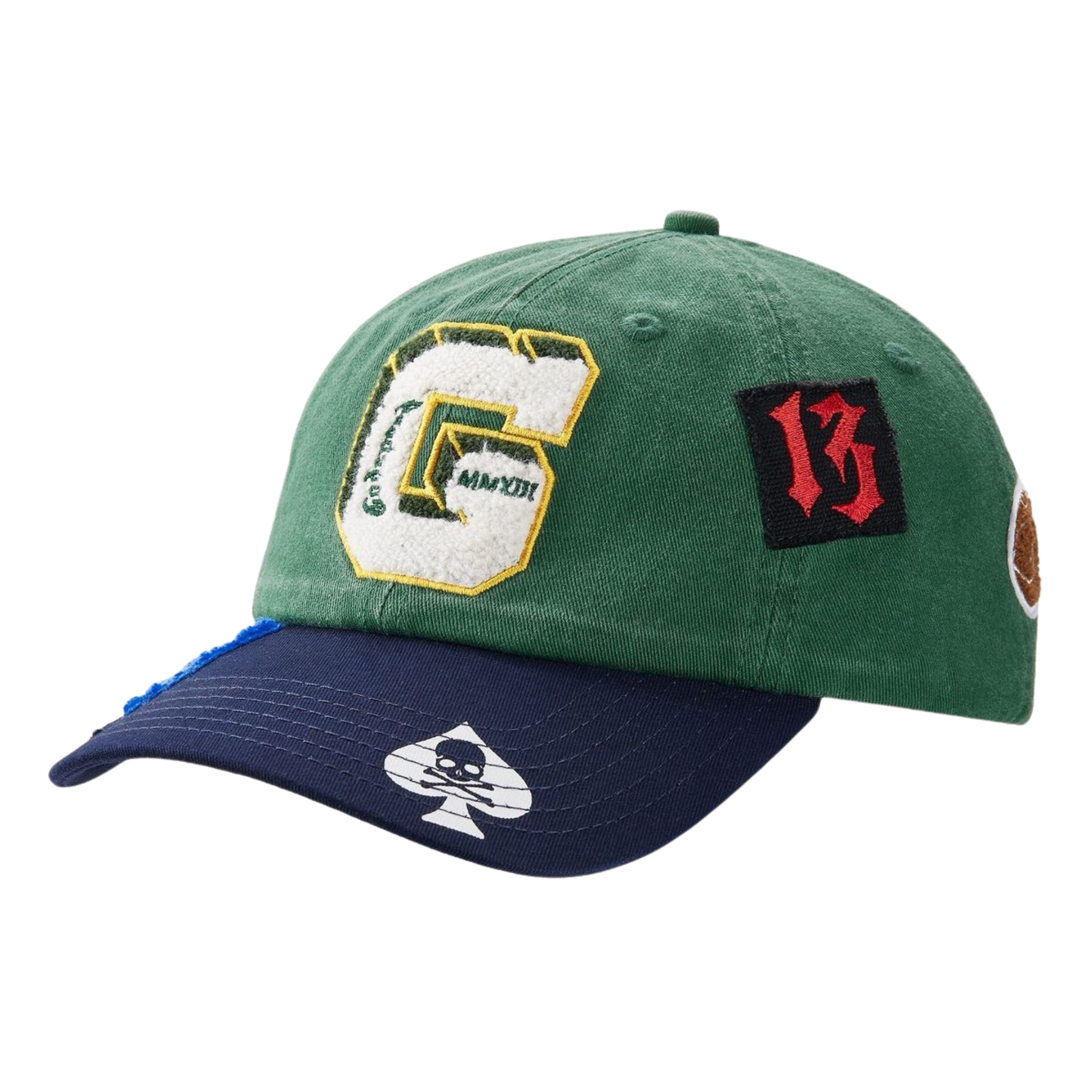 Godspeed "Rugby Home Team" Dad Hat (Green/Navy)