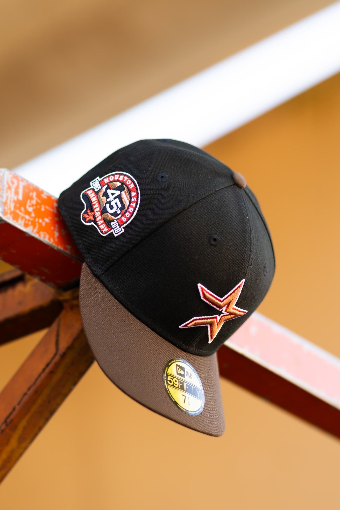 New Era Houston Astros 45th Anniversary Pink UV (Black/Walnut) 59Fifty Fitted - New Era