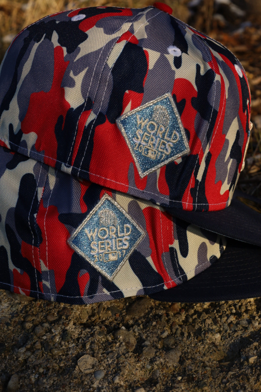 New Era Houston Astros 2017 World Series Sky UV 59Fifty Fitted (Camo/Navy) - New Era