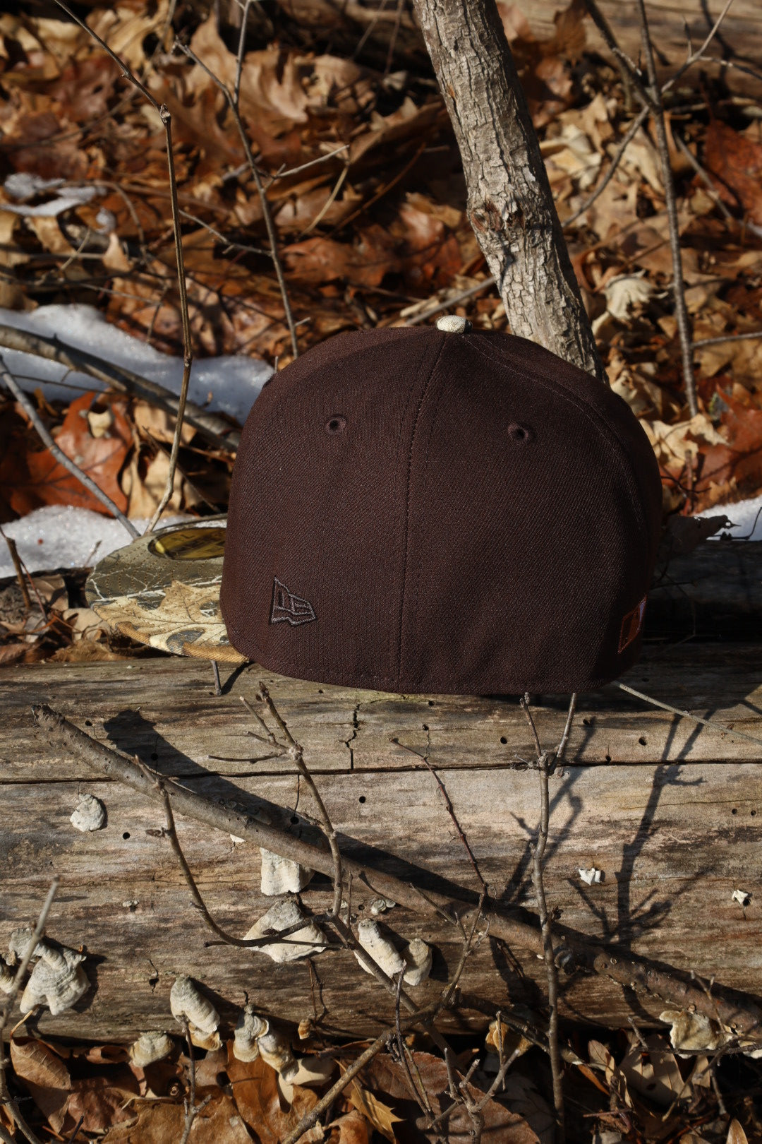 New Era Houston Astros Astrodome Side Patch Fitted (Burnt wood/Black) - New Era