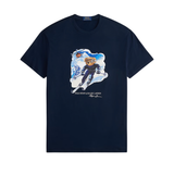 Polo Ralph Lauren Classic Fit Polo Sport Jersey T-Shirt (Worth Navy/Active Bear)