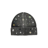 Dry Rot Acid Wash Gem Beanie (Black)