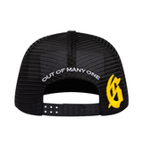 Godspeed "GS E Pluribus" Trucker Hat (White/Black) - Godspeed