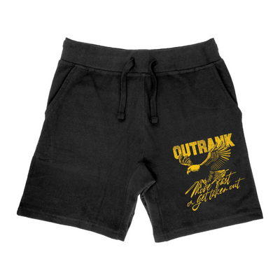 Outrank Move Fast Shorts (Black/Yellow) - Outrank