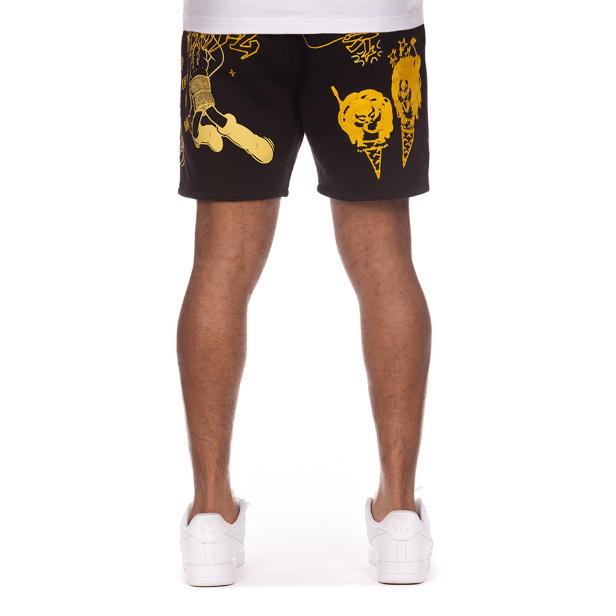 Icecream "Scoop" Sweatshorts (Black) - Ice Cream
