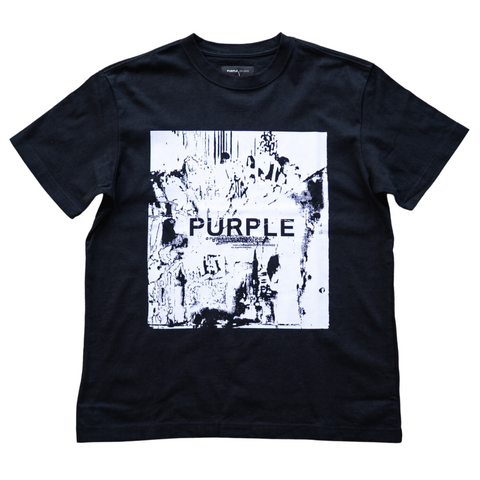 Purple Brand Dinner Party T-shirt (Black) - PURPLE BRAND