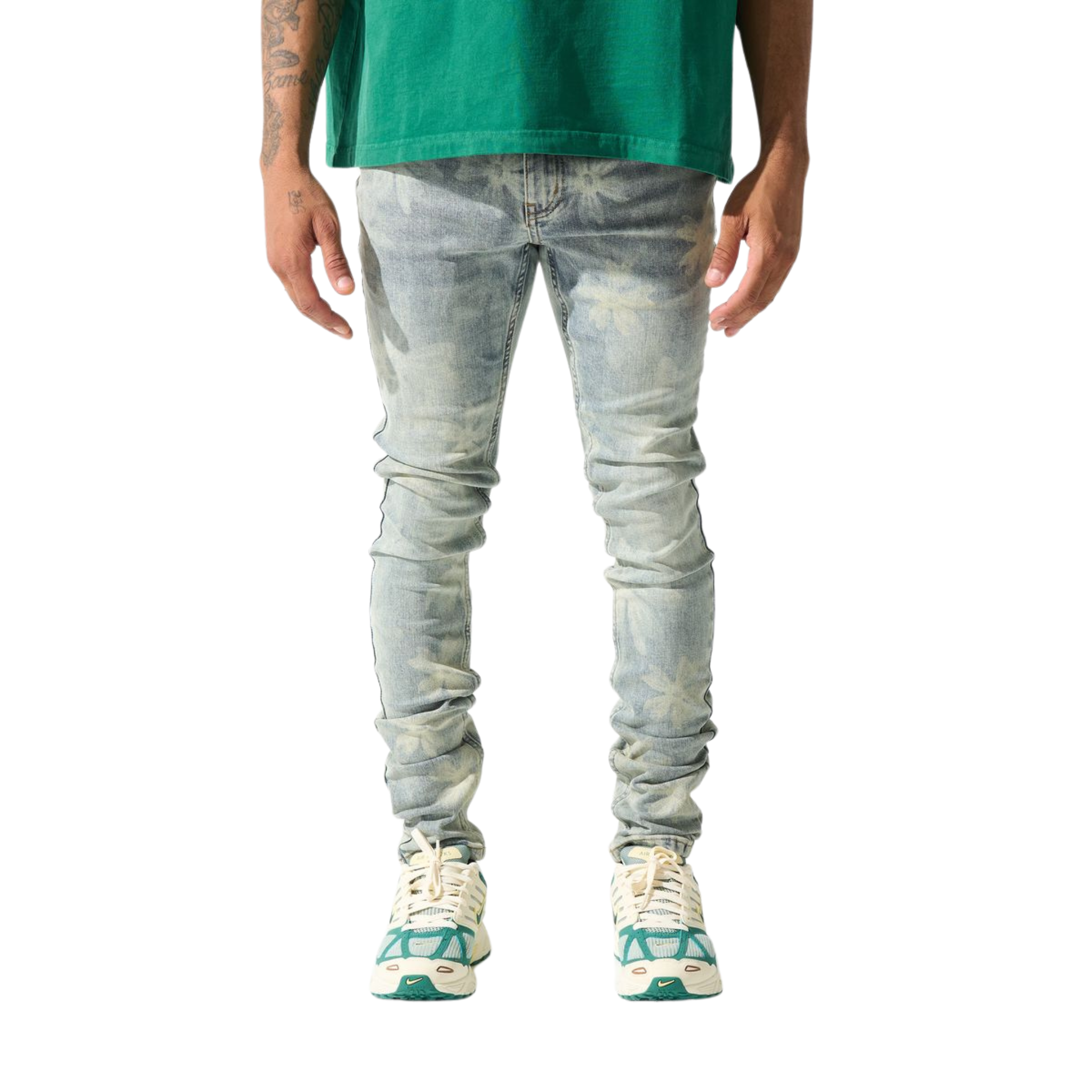 Serenede "Sakura" Jeans (Earth Blue) - Serenede
