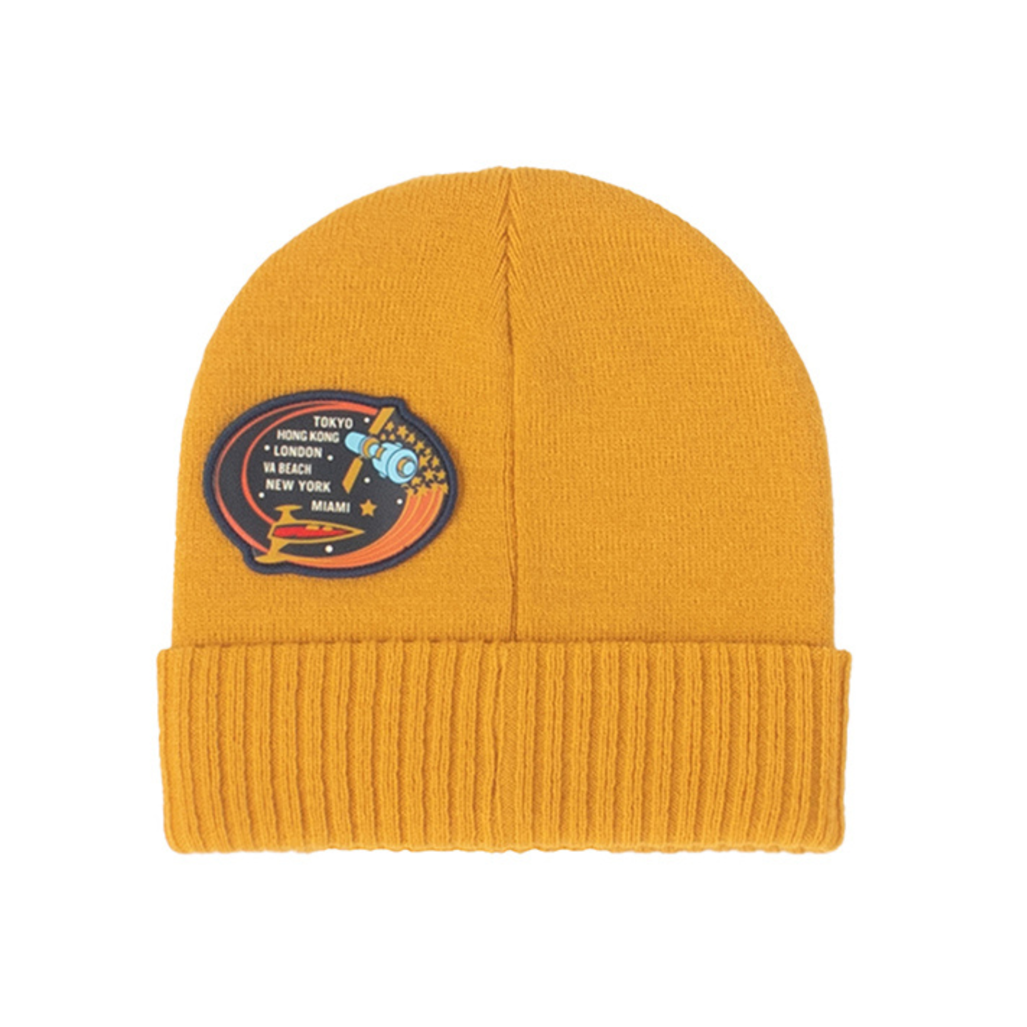 Billionaire Boys Club "Stamps" Beanie (Golden Yellow) - Billionaire Boys Club
