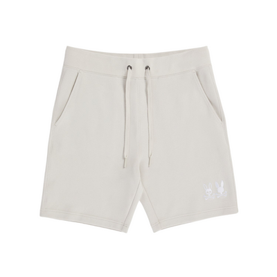 Psycho Bunny Kingwood Sweatshort (Natural Linen) - Psycho Bunny