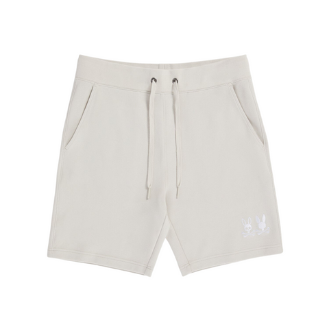 Psycho Bunny Kingwood Sweatshort (Natural Linen) - Psycho Bunny