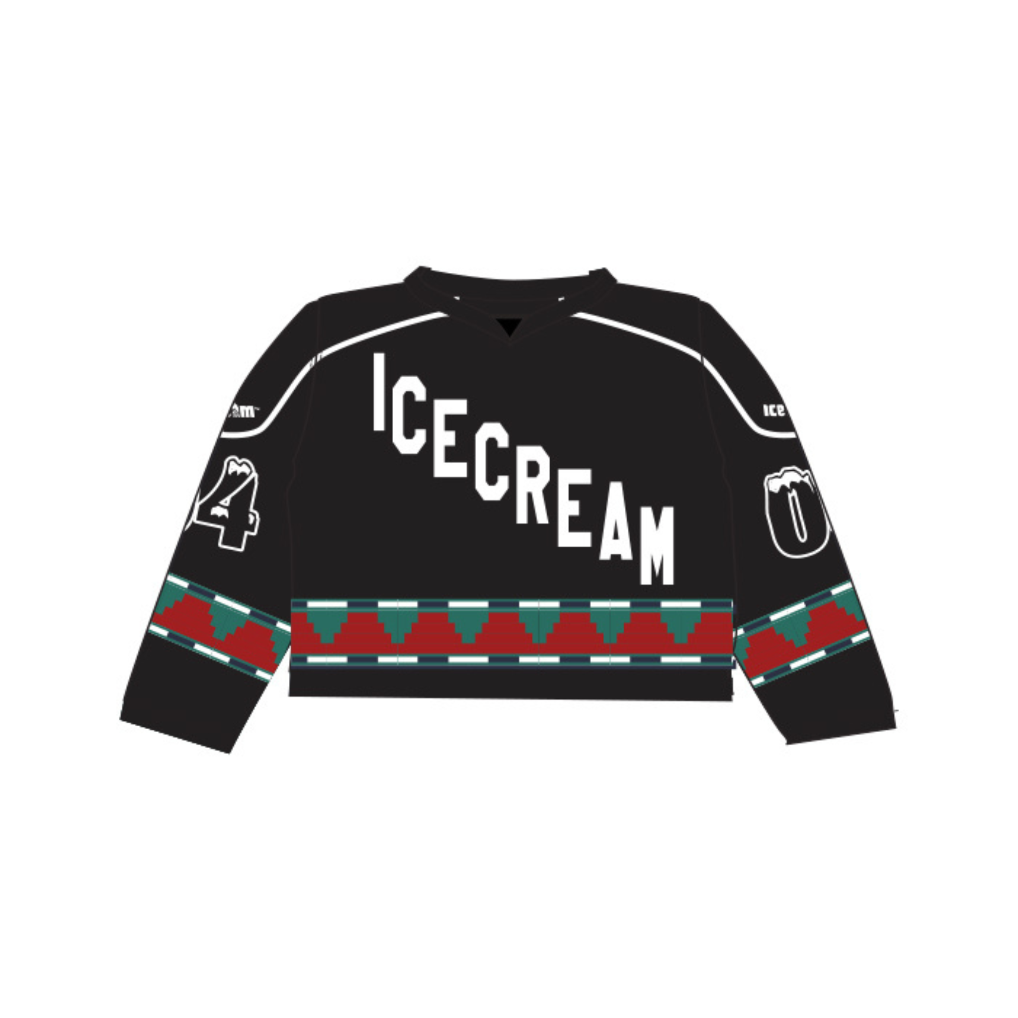 Kids Icecream "Ink" Jersey (Black) - Ice Cream