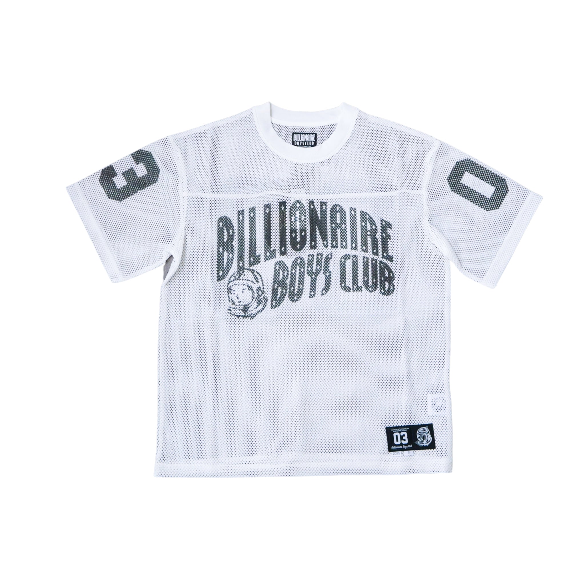 Billionaire Boys Club "Varsity" SS Knit Cropped Fit (White) - Billionaire Boys Club