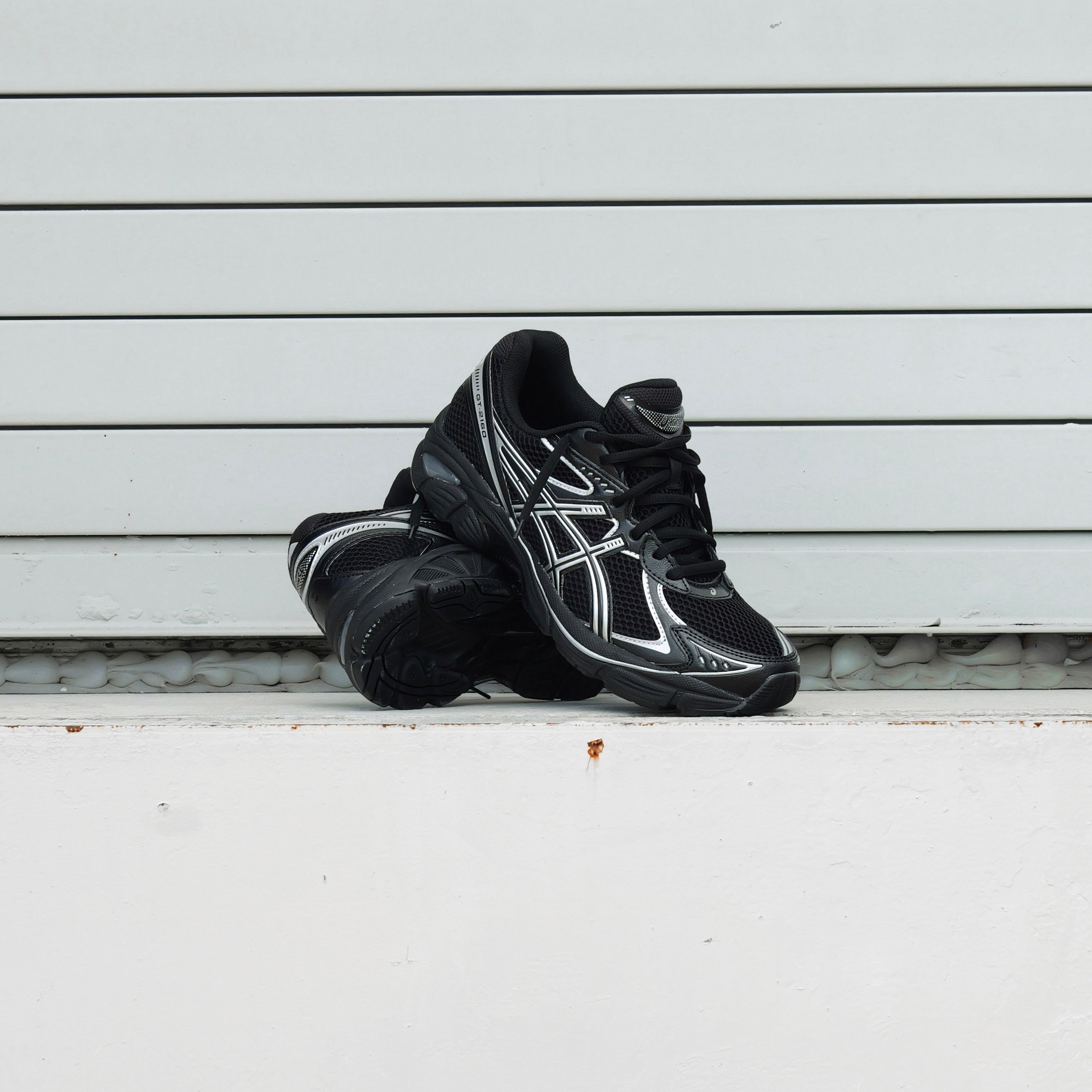 Mens Asics GT-2160 (Black/Pure Silver) - VIP Asics