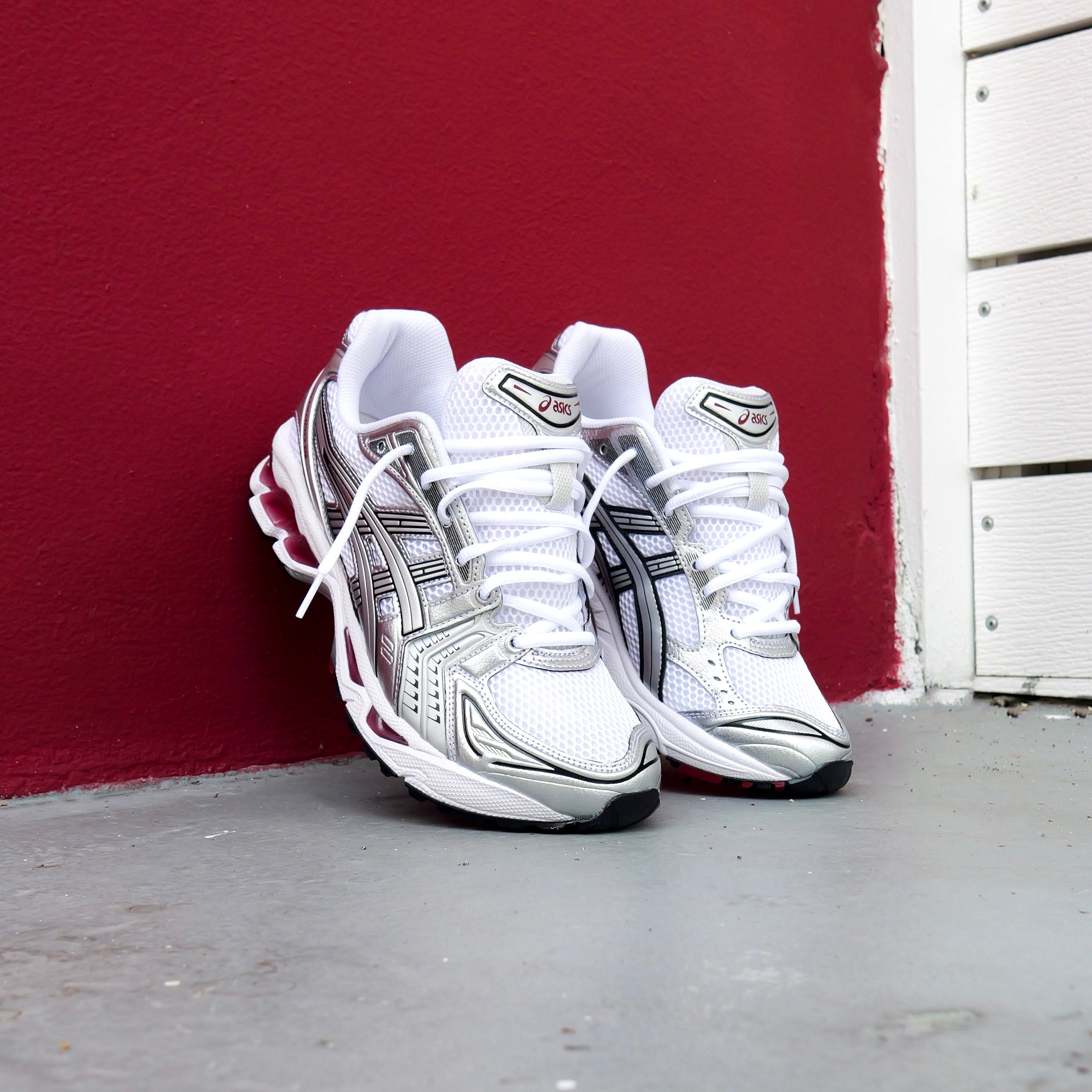 Mens Asics Gel-Kayano 14 (White/Pure Silver)