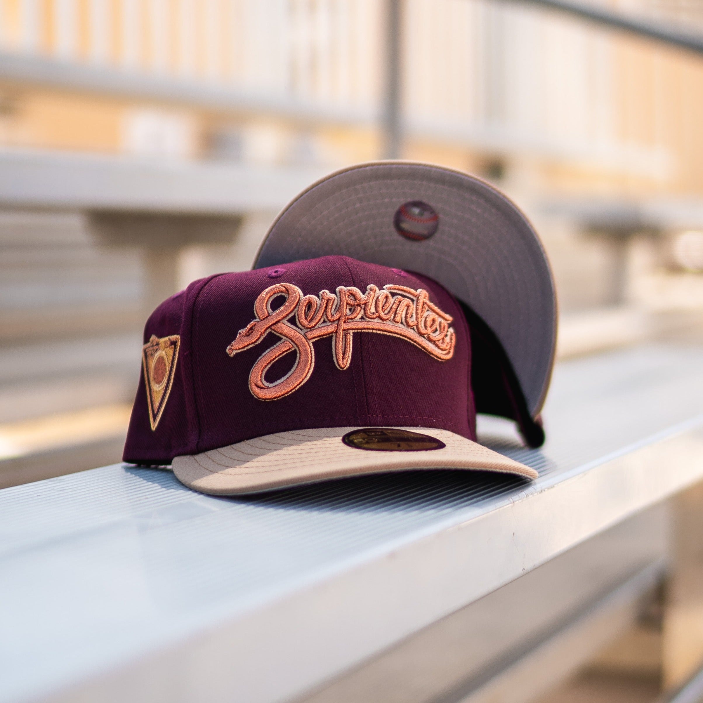 New Era Arizona Diamondbacks Grey UV (Burgundy/Tan) - New Era