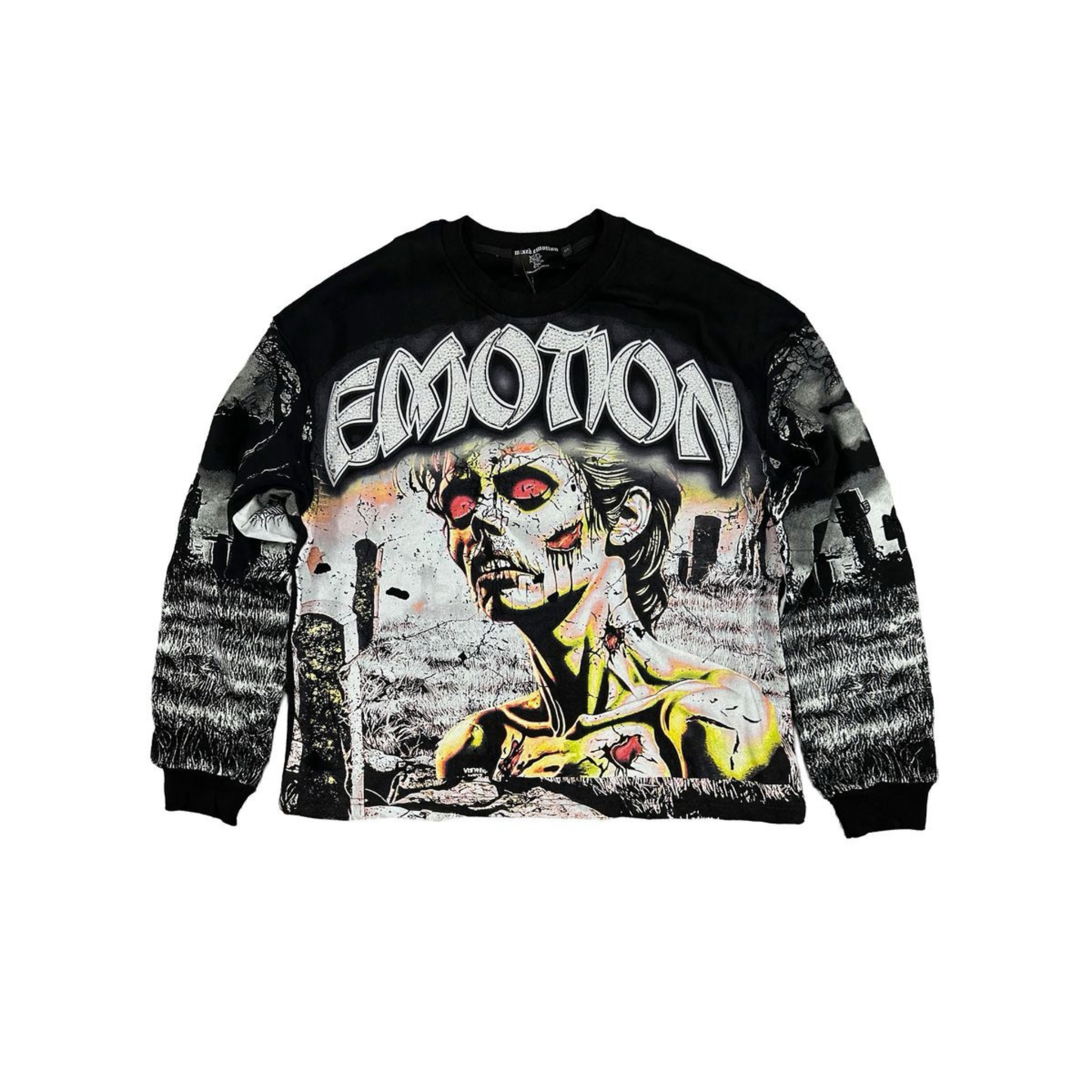 Mixed Emotion "Tombstone" LS Tee (Black)