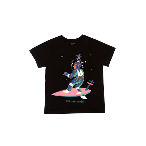 Kids Billionaire Boys Club Surf Rider SS Tee (Black) - Billionaire Boys Club