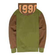 Anwar Carrots Established Color Blocked Hoodie (Olive) - Anwar Carrots