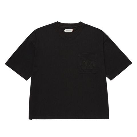 Honor The Gift Embroidered Pocket Tee (Black) - Honor The Gift