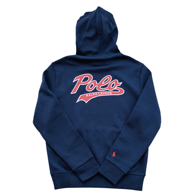 Polo Ralph Lauren Script Fleece Hoodie (Navy) - Polo Ralph Lauren