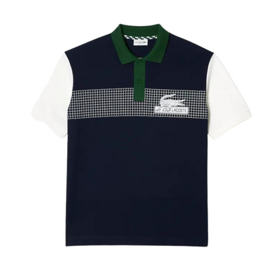 Lacoste Le Club Loose Fit Organic Cotton Polo (Navy) - Lacoste