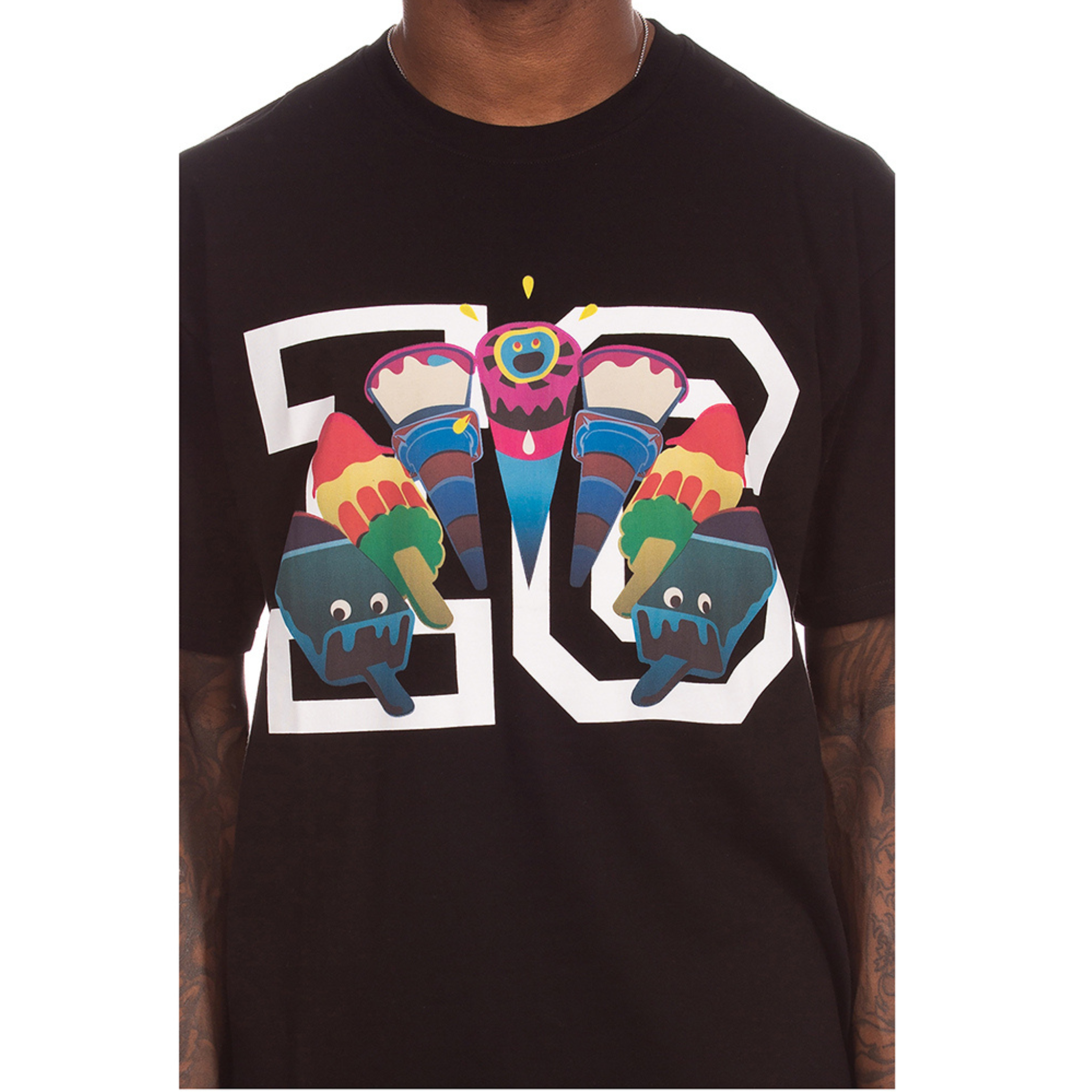 Icecream "Friends" SS Tee (Black)