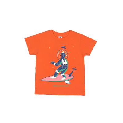 Kids Billionaire Boys Club Surf Rider SS Tee (Carrot) - Billionaire Boys Club