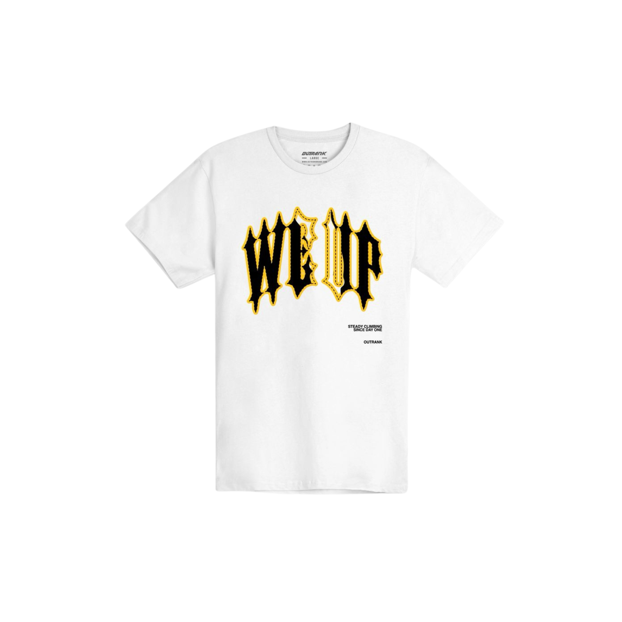 Outrank "We Up" T-Shirt (White) - Outrank