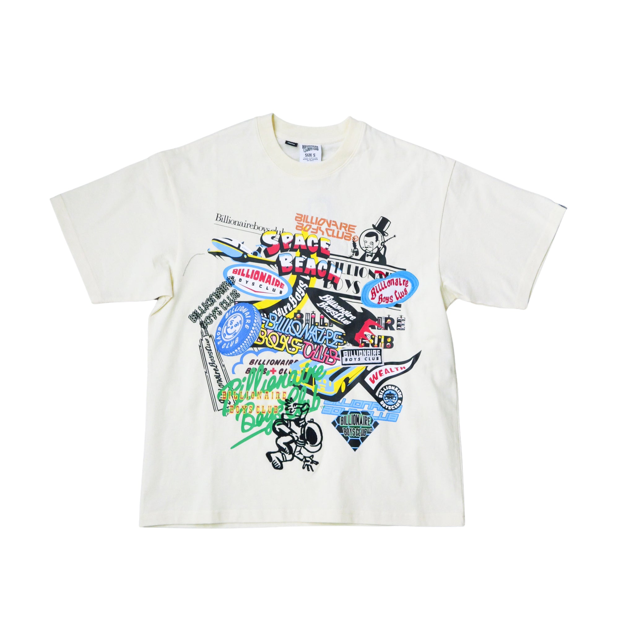 Billionaire Boys Club SS Knit Cropped Fit (Winter White) - Billionaire Boys Club