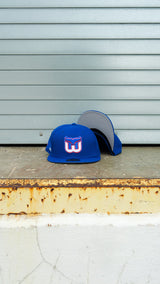 New Era Hartford Whalers Side Patch Fitted (Royal) - New Era
