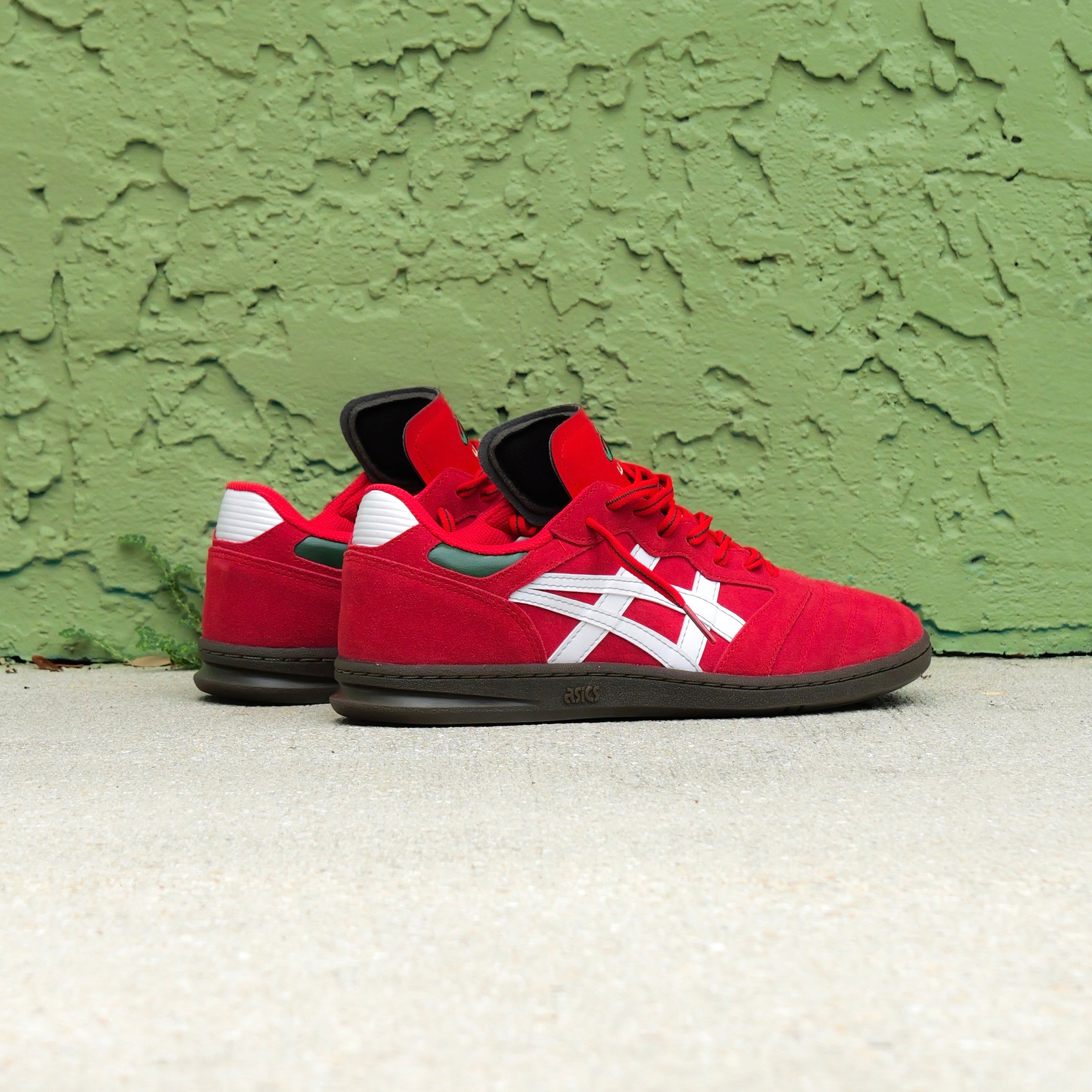Mens Asics LEGGEREZZA ST (Classic Red/White)