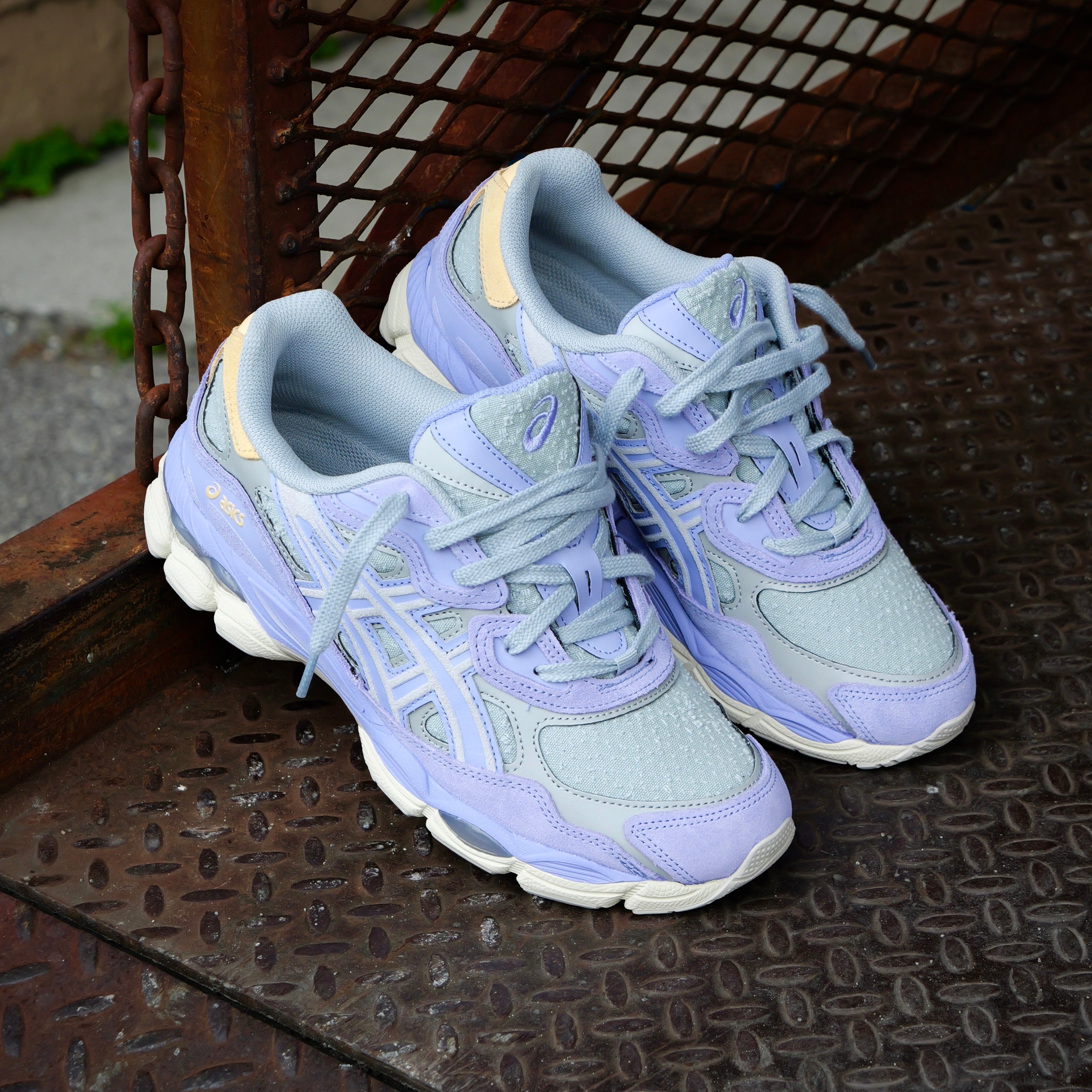 Mens Asics Gel-NYC (Piedmont Grey/Blue Bell) - Asics