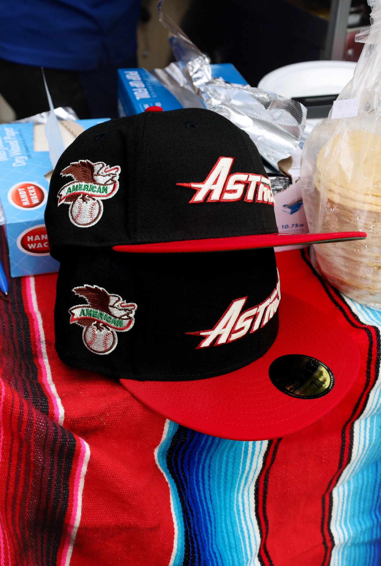 New Era Houston Astros American League Side Patch Fitted - New Era