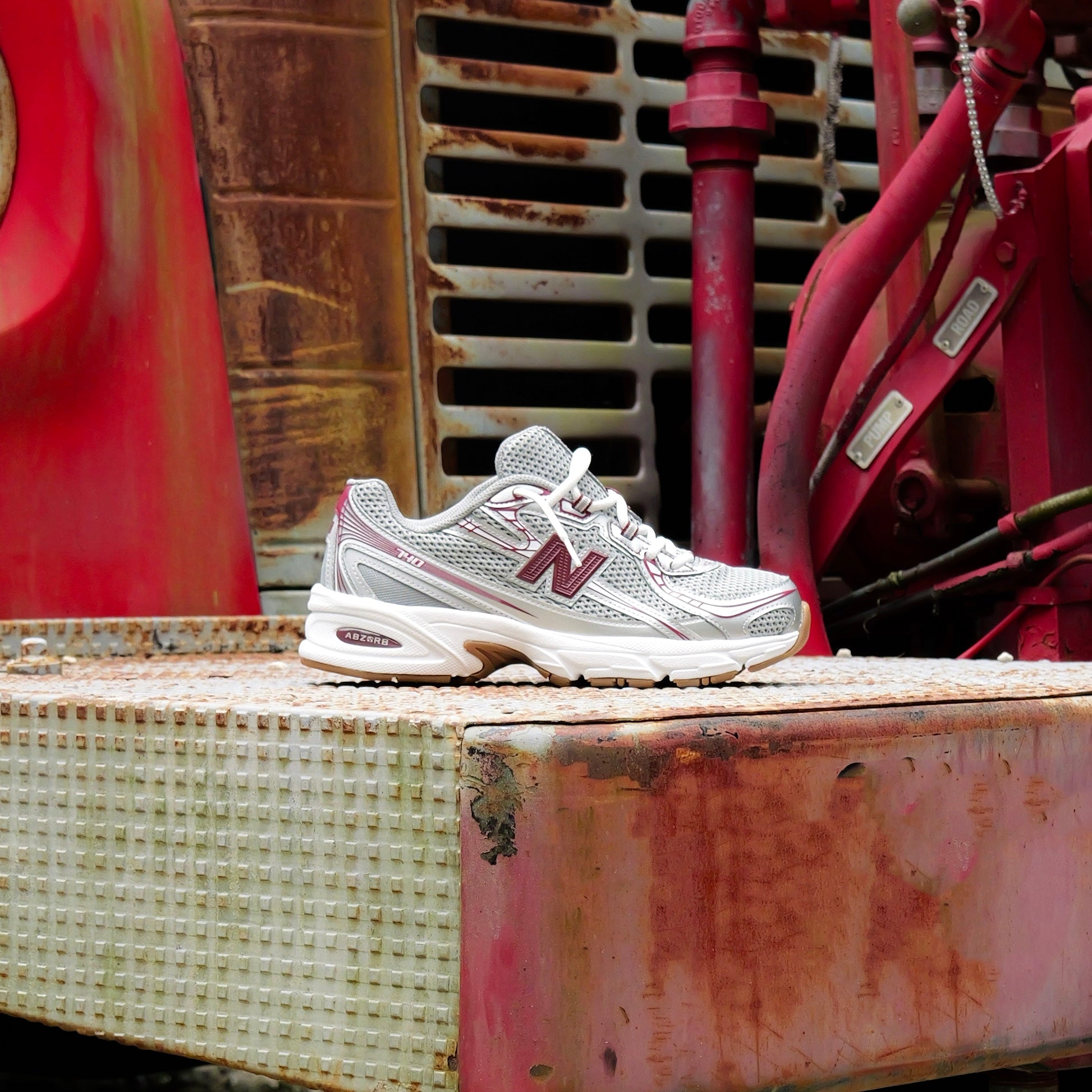 Mens New Balance 740MS2 (Maroon/Grey) - New Balance