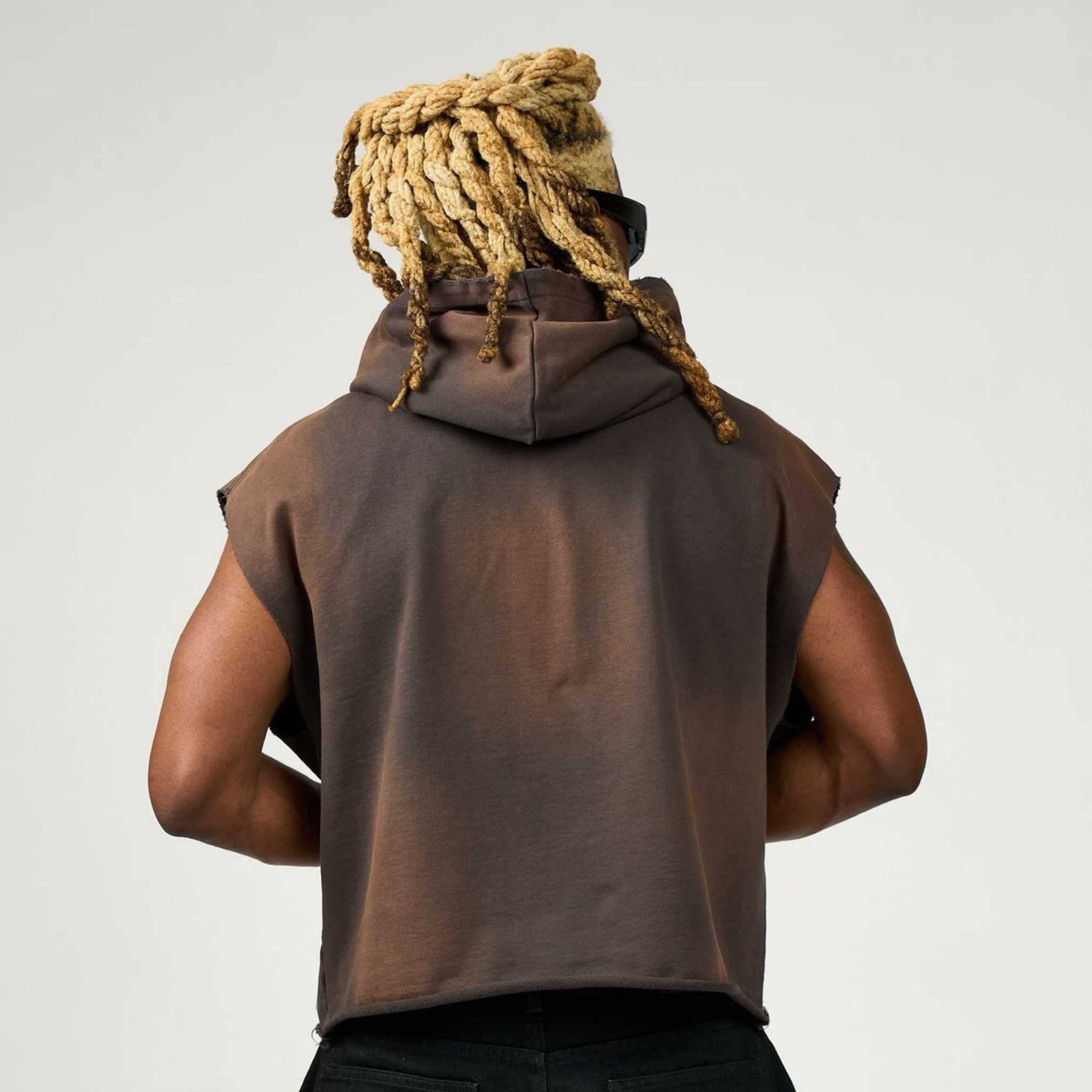 DUAA "Blade" Hoodie (Bleached Black) - DUAA