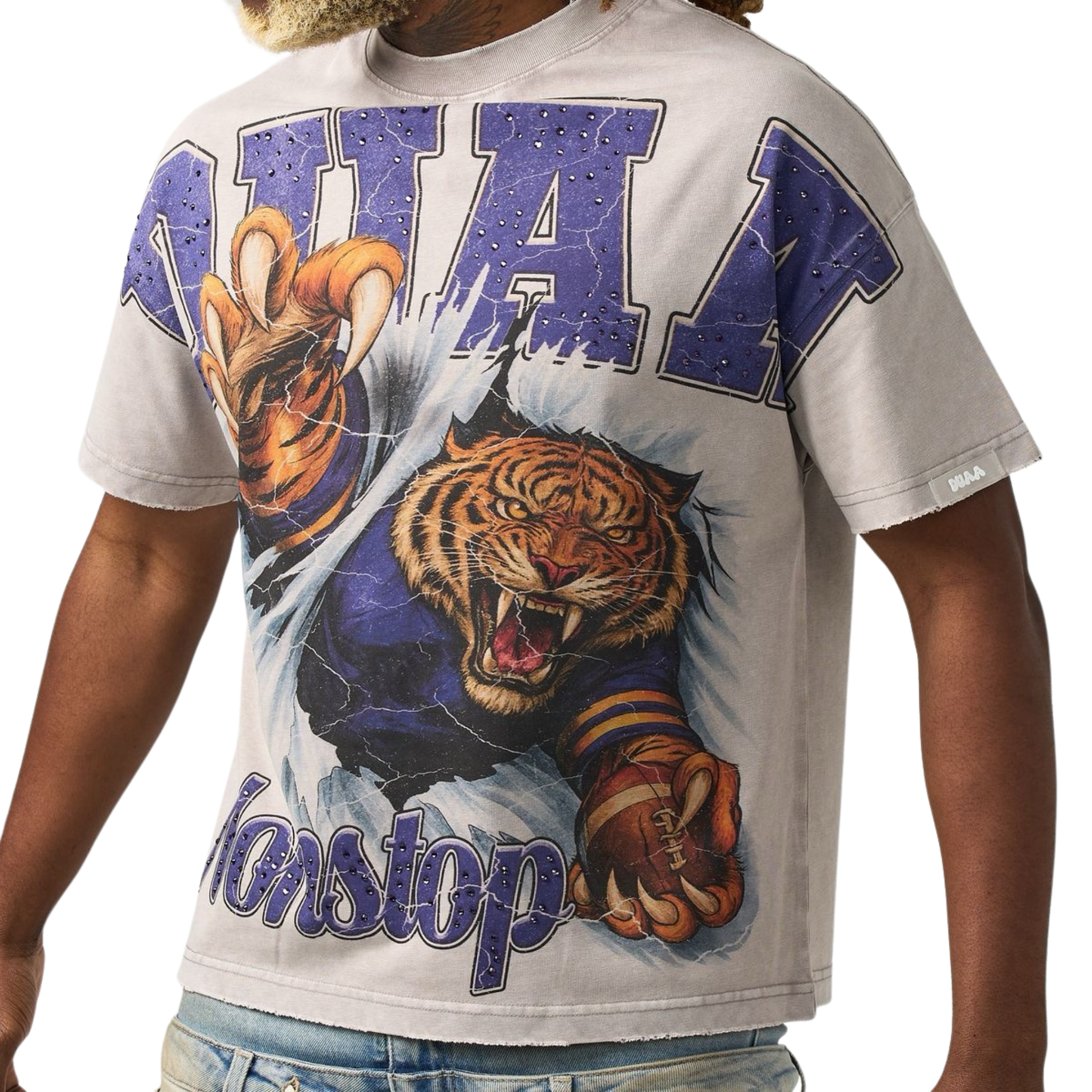 DUAA "Tiger" SS Tee (White) - DUAA