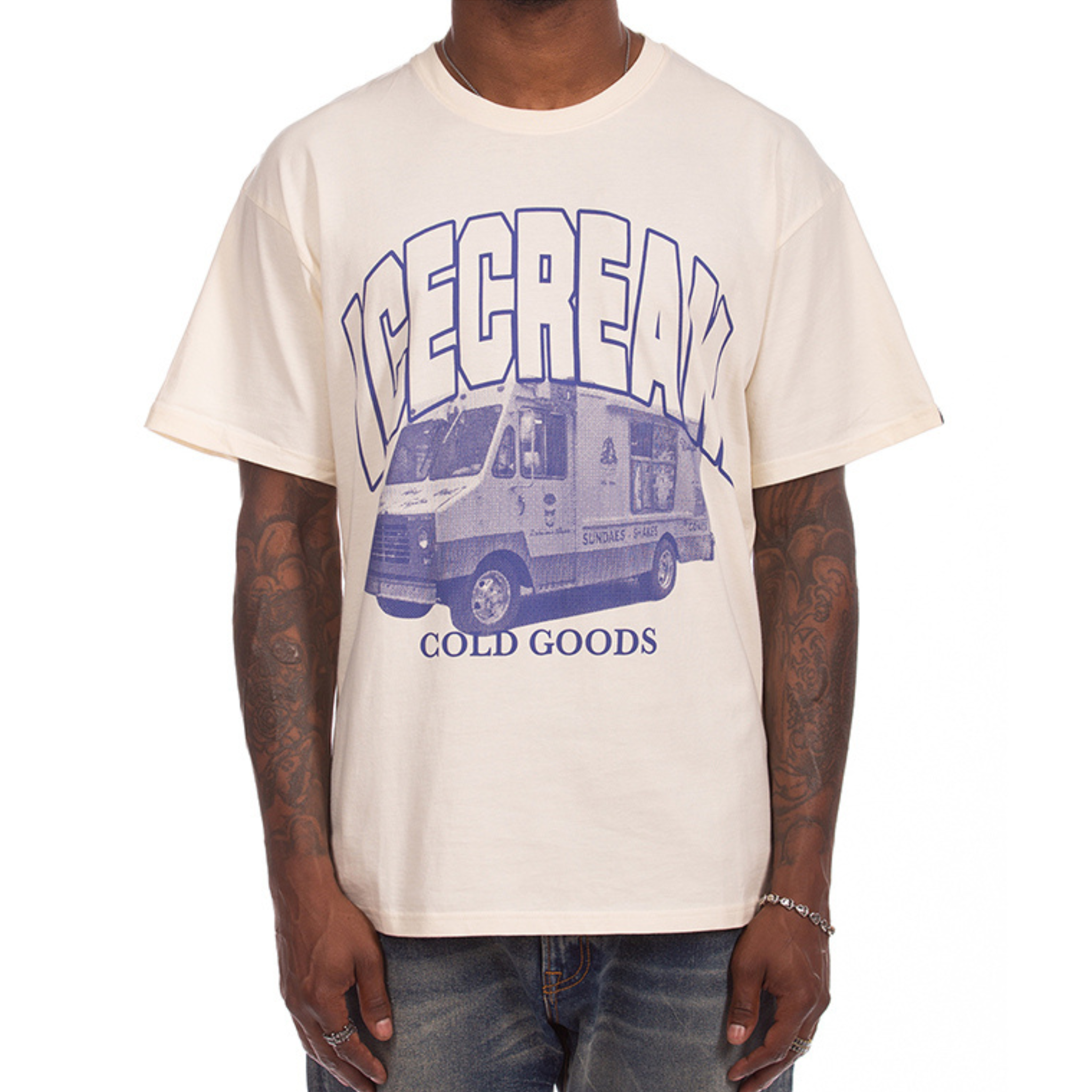Icecream "Ride" SS Tee (White) - Ice Cream