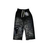 Mixed Emotion "Stripped" Sweatpants (Black)
