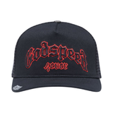 Godspeed GS Forever Trucker Hat (Black/Red) - Godspeed