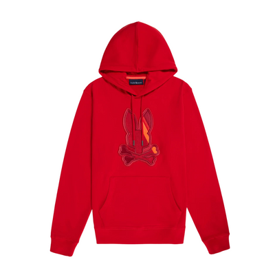 Psycho Bunny Apple Valley Embroidered Hoodie (Red) - Psycho Bunny