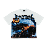 Mixed Emotion “Midnight Rider” Tee (White) - Mixed Emotion
