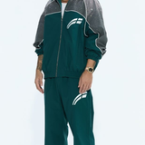 Rvs Labs "Astral" Windbreaker Pants  (Emerald/Grey)