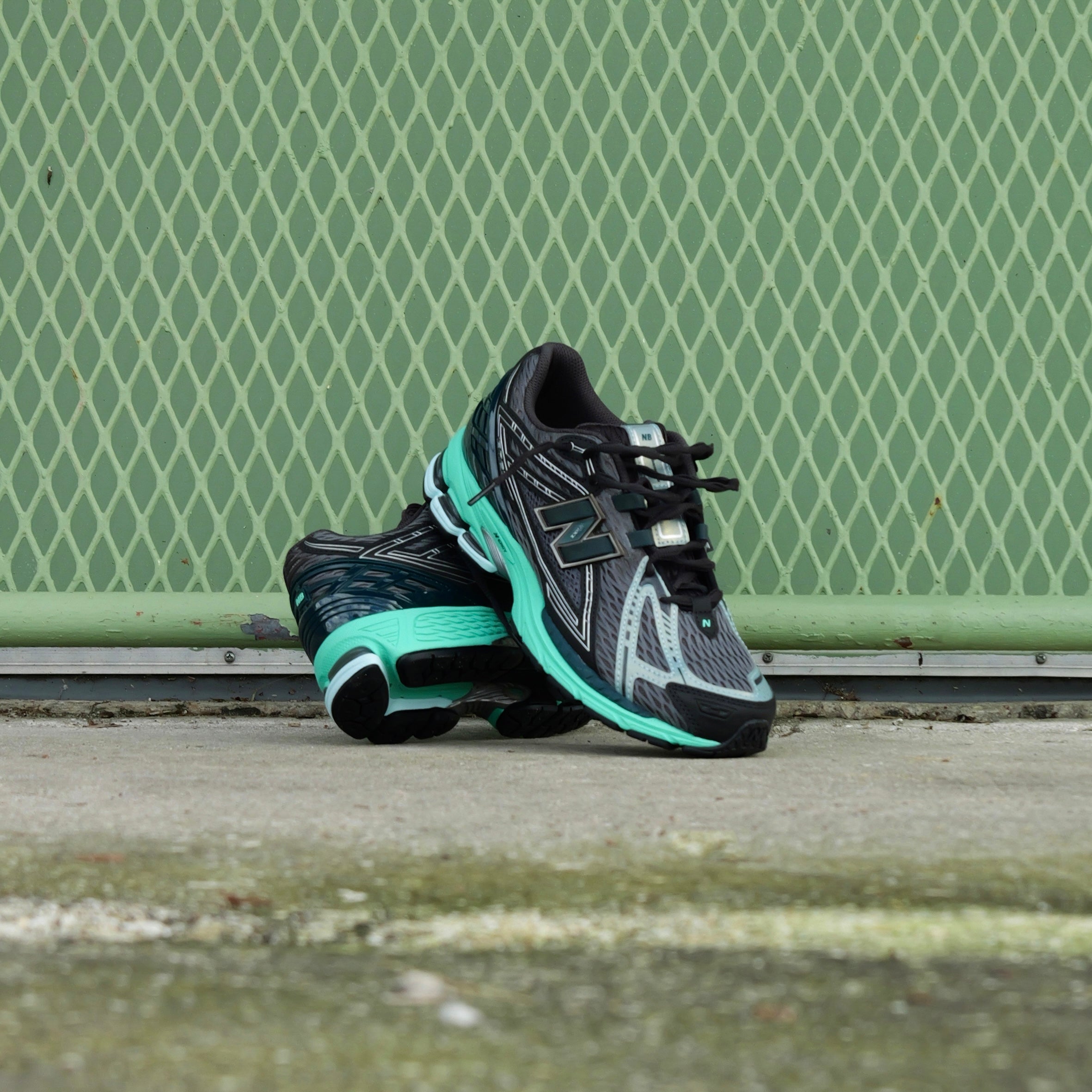 Mens New Balance 1906R (Grey/Green Glow) U19068O6 - New Balance