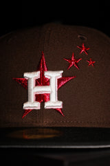 New Era Houston Astros 2017 World Series Side Patch Fitted (Walnut/Black) - New Era