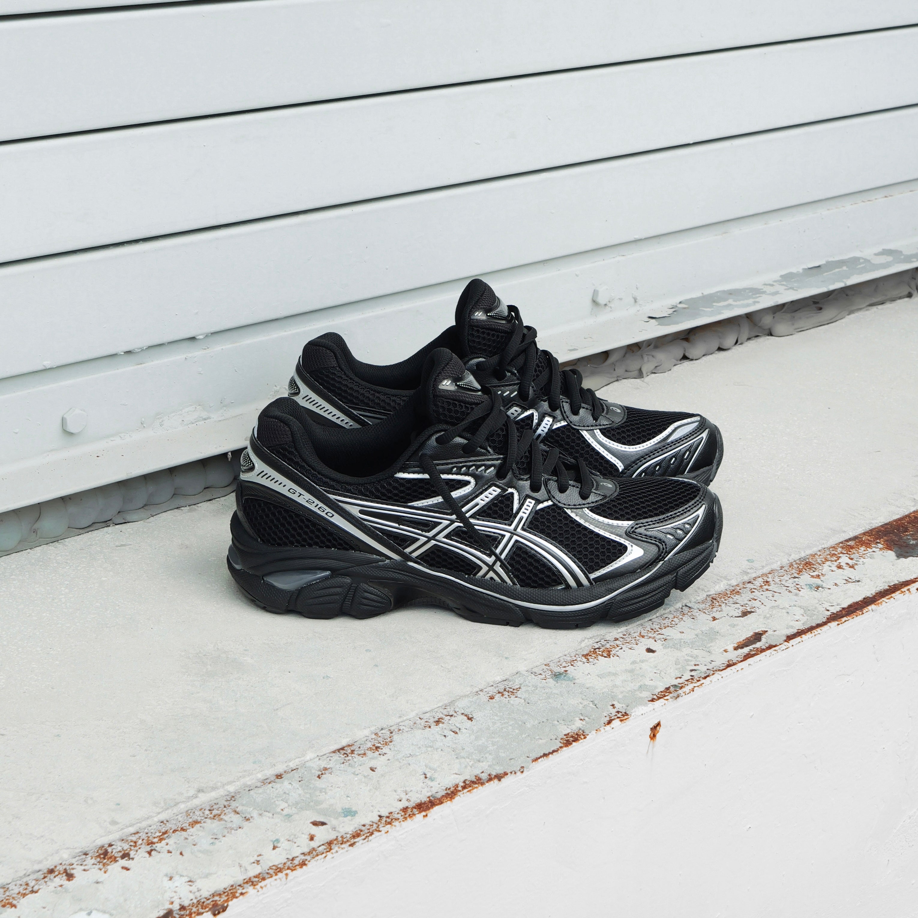 Mens Asics GT-2160 (Black/Pure Silver) - VIP Asics