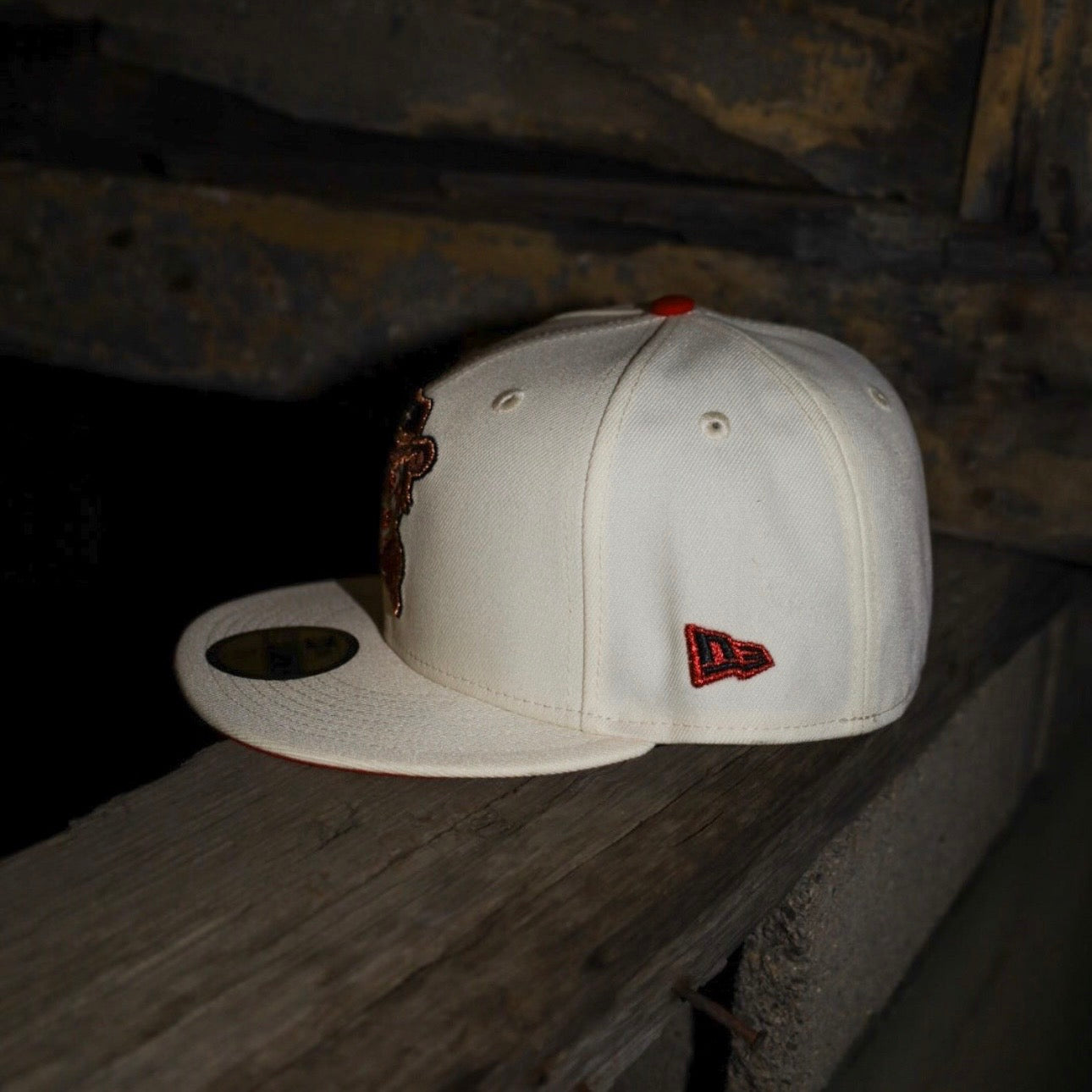 New Era Sugar Land Space Cowboys “Rodeo Clown” Fitted (Off White) - New Era